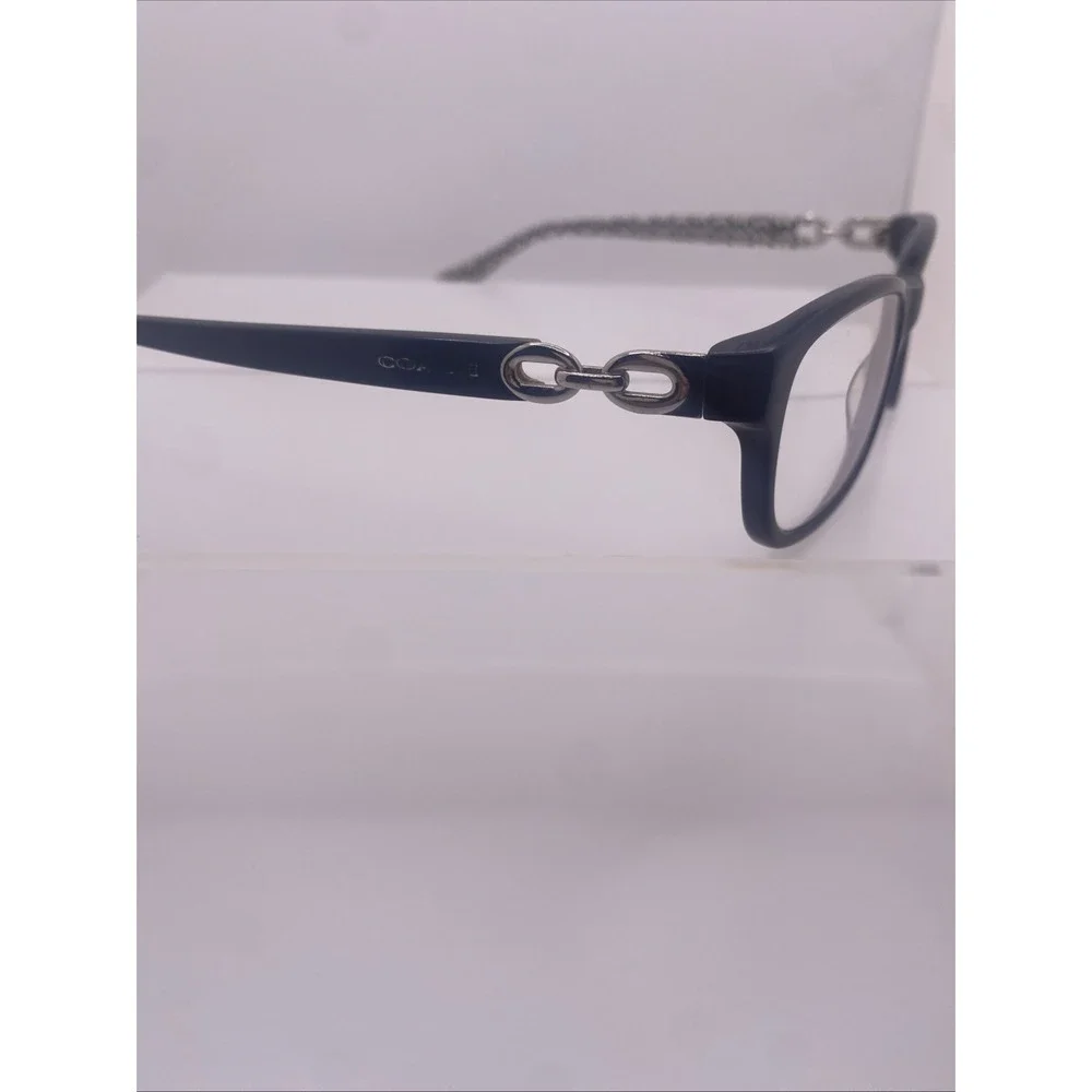 Coach Eyeglasses FRAMES ONLY HC 6052F Fannie 54-16-140 Black White 408